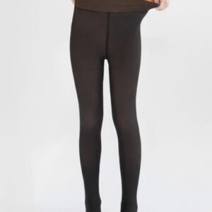 Mallas Térmicas Negras para Niña – Ultra Suaves, Calientitas y de Ajuste Perfecto