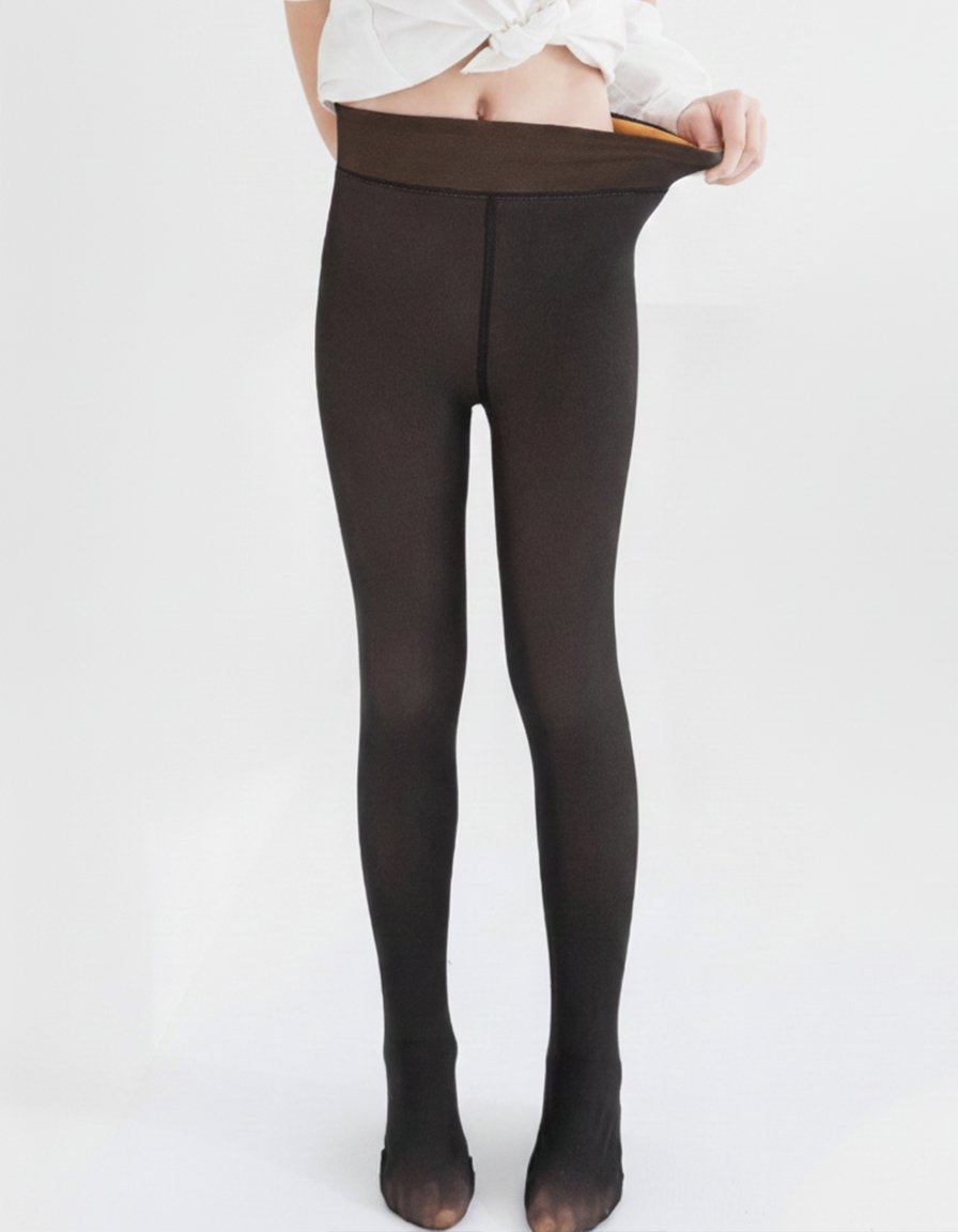 Mallas Térmicas Negras para Niña – Ultra Suaves, Calientitas y de Ajuste Perfecto